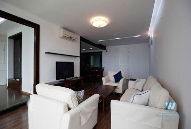 Beautiful three bedrooms apartment for rent in P building, Ciputra, Tay Ho, Ha Noi